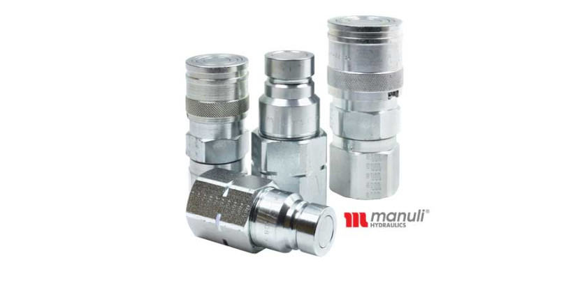 Manuli Flat Face Hydraulic Couplings from HTS