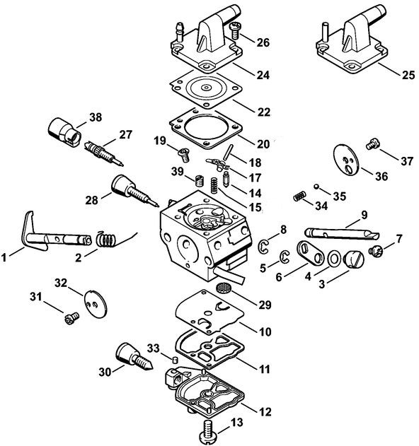 Stihl FS450 Carburettor parts | Stihl FS450 Clearing Saw Parts