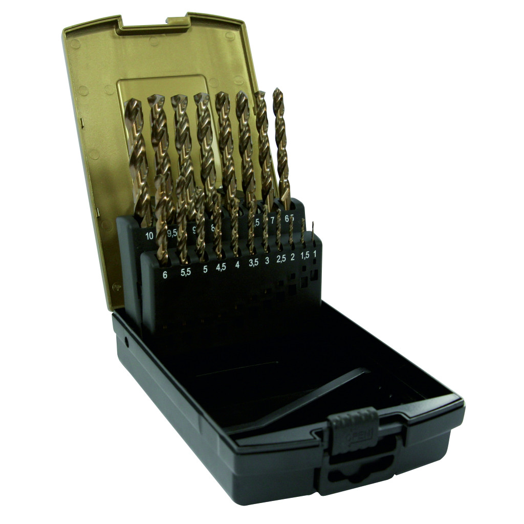 19Pc Hss Cobalt Twist Drill Set | Twist Drill Bits | Buy Spares Online