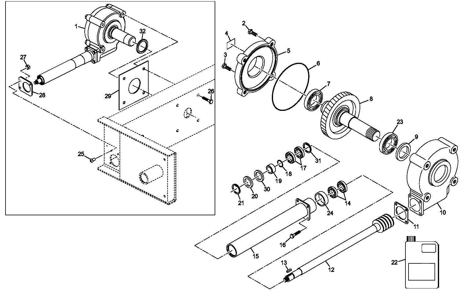 Belle Premier XT Gearbox