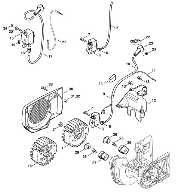 TS400 Ignition System | Stihl TS400 Parts