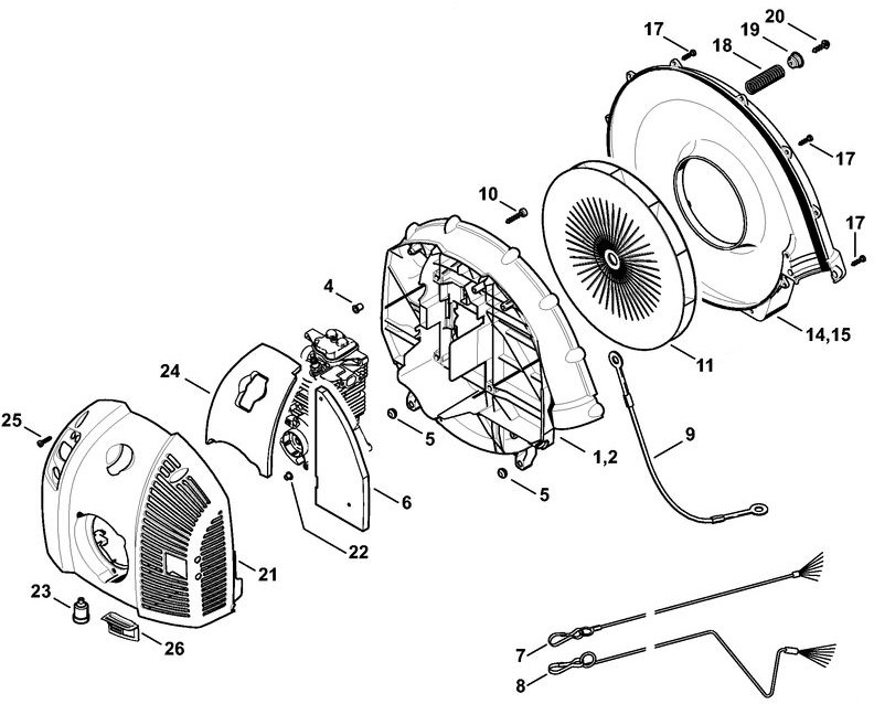 blower fan housing